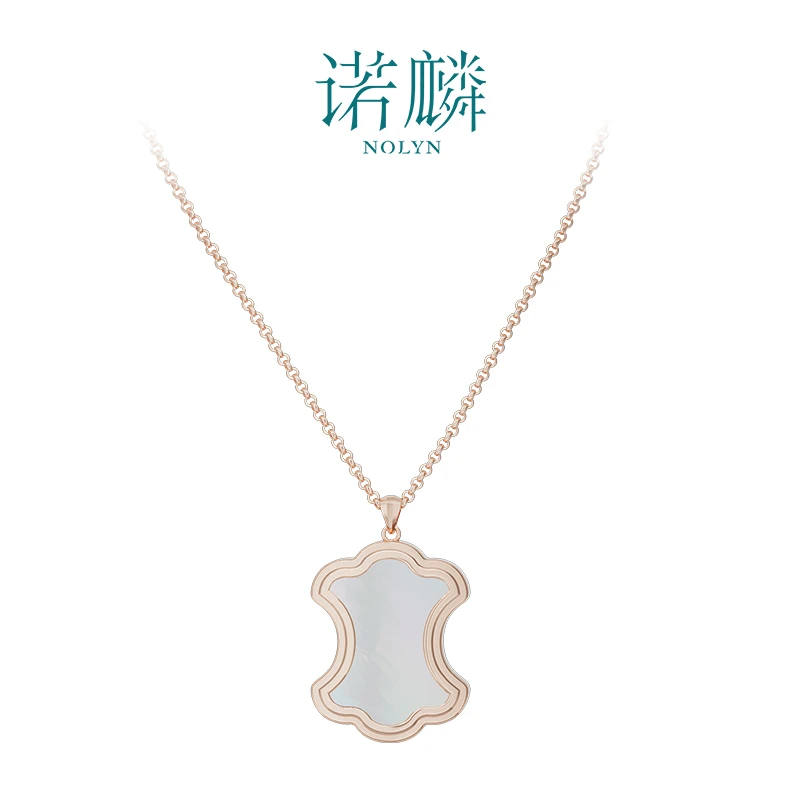 Nolyn/诺麟 非金属合成锆石项链 定胜系列女毛衣链定胜糕步步高升