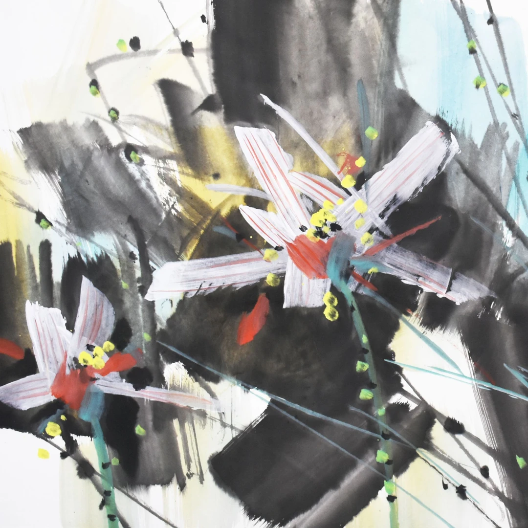 HM9315 风荷 69×139 纸本镜片 8.6平尺