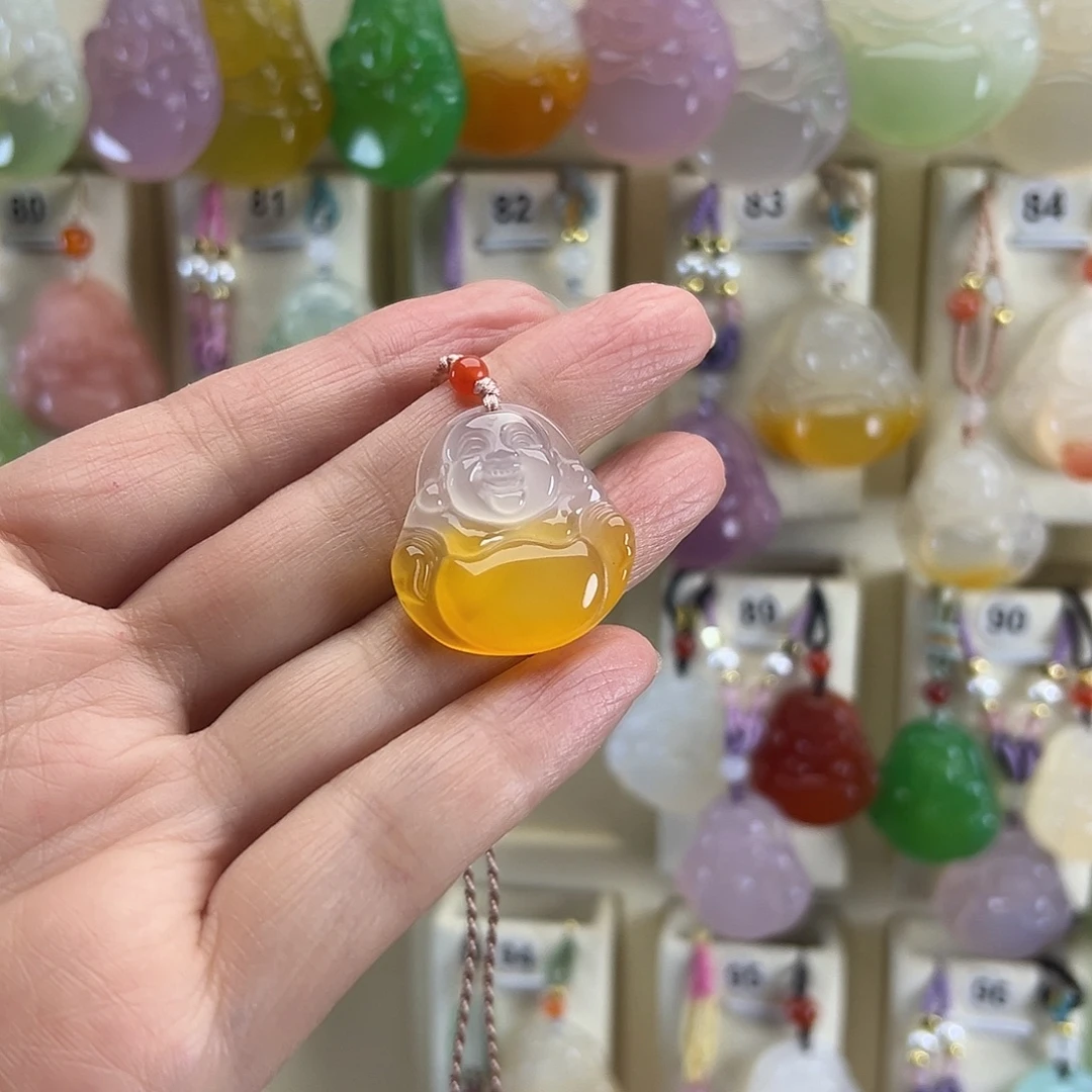 H***）玛瑙/玉髓未镶嵌颈饰