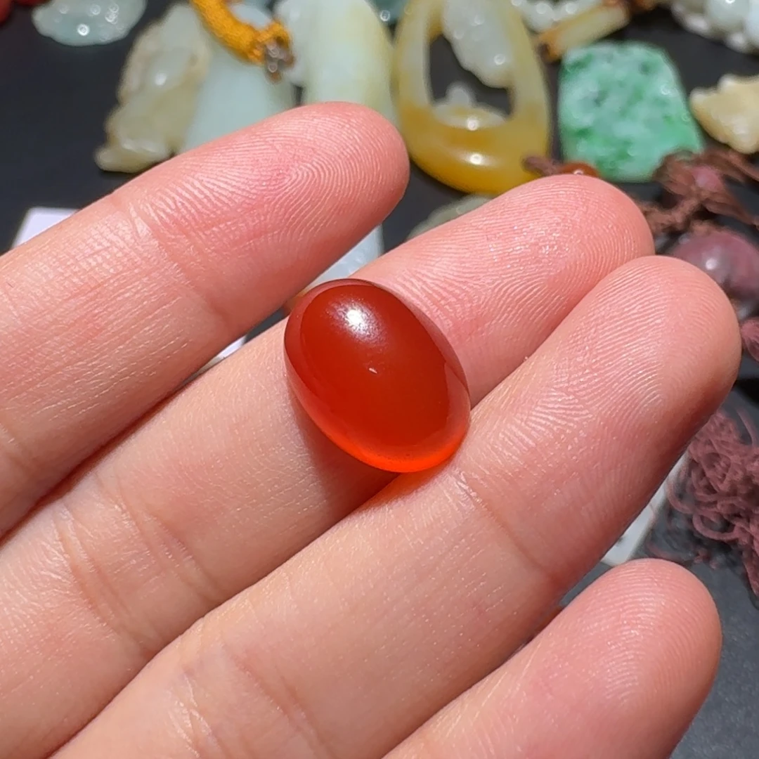 鱼***快玛瑙/玉髓未镶嵌颈饰