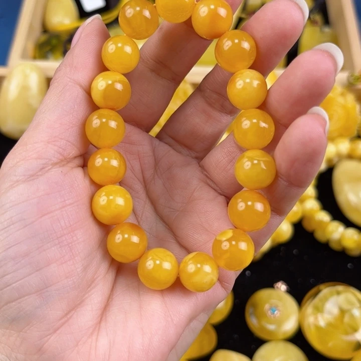 琥珀裸石未镶嵌光*琥珀