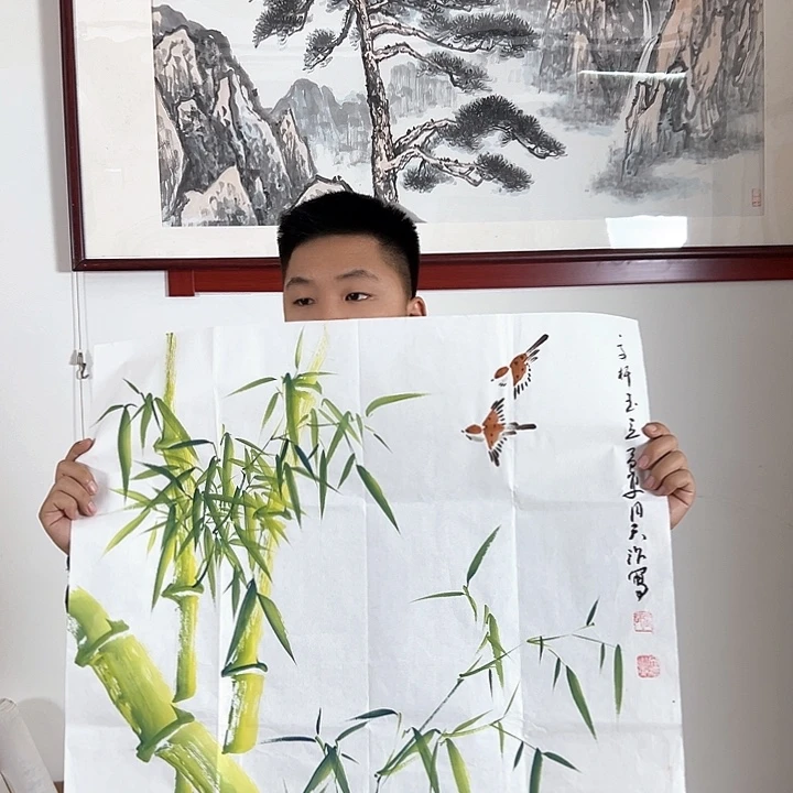 国画阿清清浅浅我