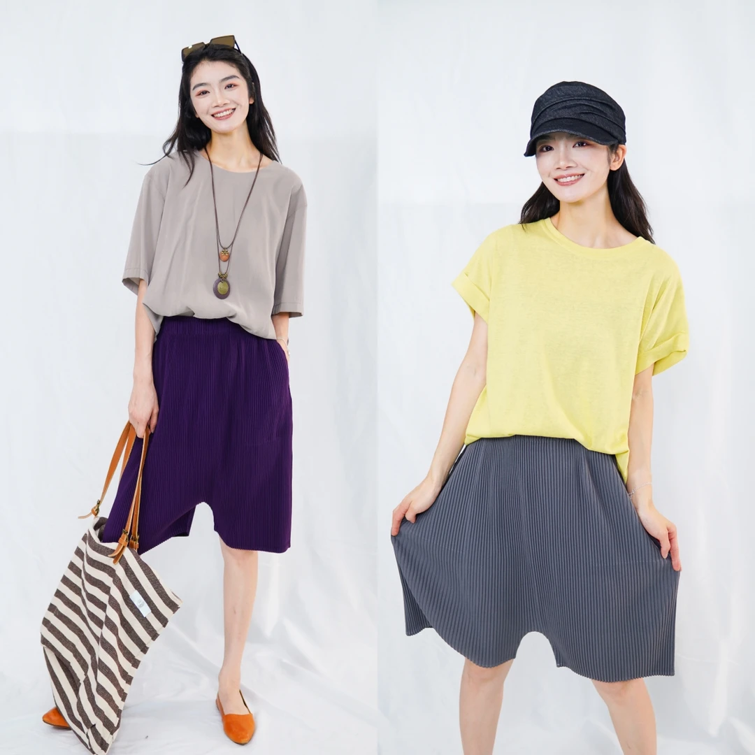 CHUN·「莱利三宅短裤」气质时尚休闲日常百搭简约夏季显瘦宽松复古