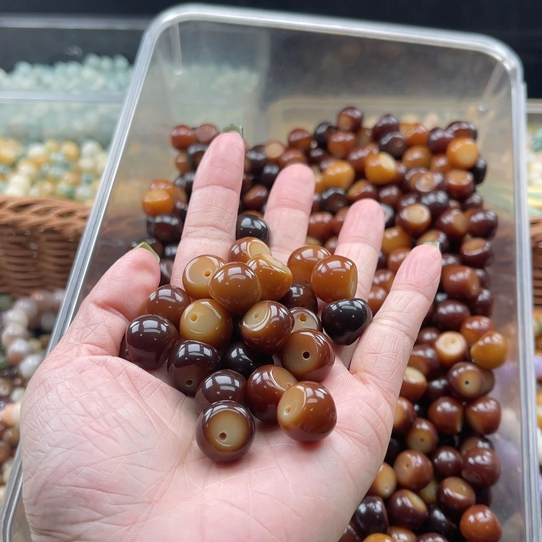 白玉菩提吊坠Wq/14mm/22颗