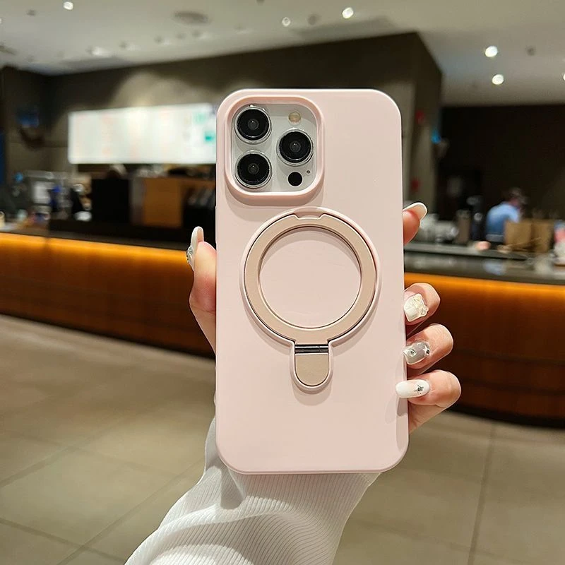 iPhone17手机壳16保护套磁吸真液态硅胶15支架点13软全包超薄