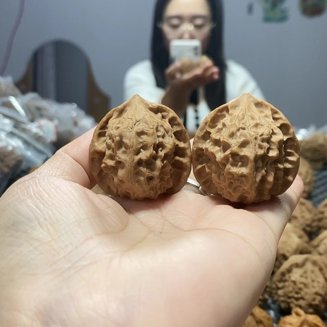 桃核吊坠 玲珑 38