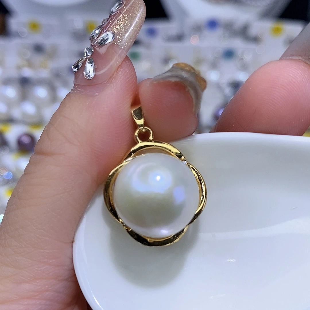颈饰合金淡水珍珠14➕