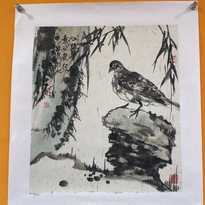 国画李川浦精品花鸟画