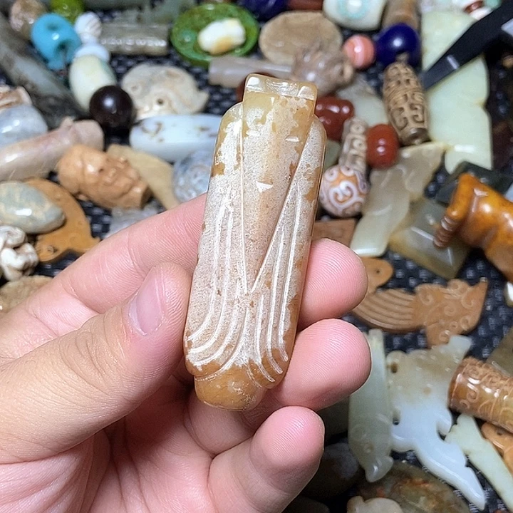 和田玉未镶嵌颈饰175