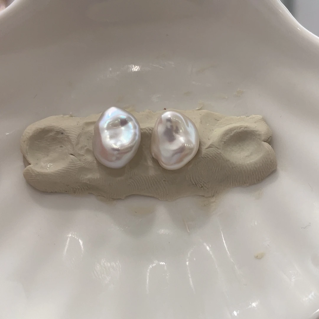 西***风未镶嵌天然淡水珍珠巴洛克淡水珍珠定制款加托 不退不换