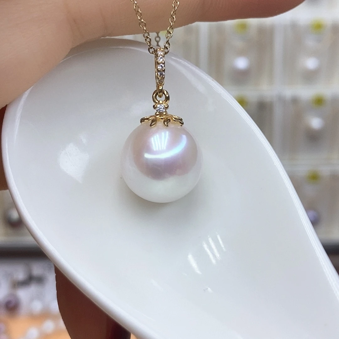 颈饰合金淡水珍珠