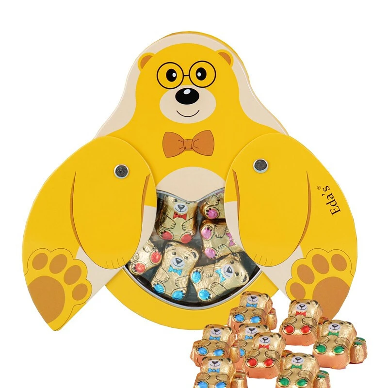 【2025/11/6到期】牛奶巧克力制品(小飞熊黄色礼盒)100g*2