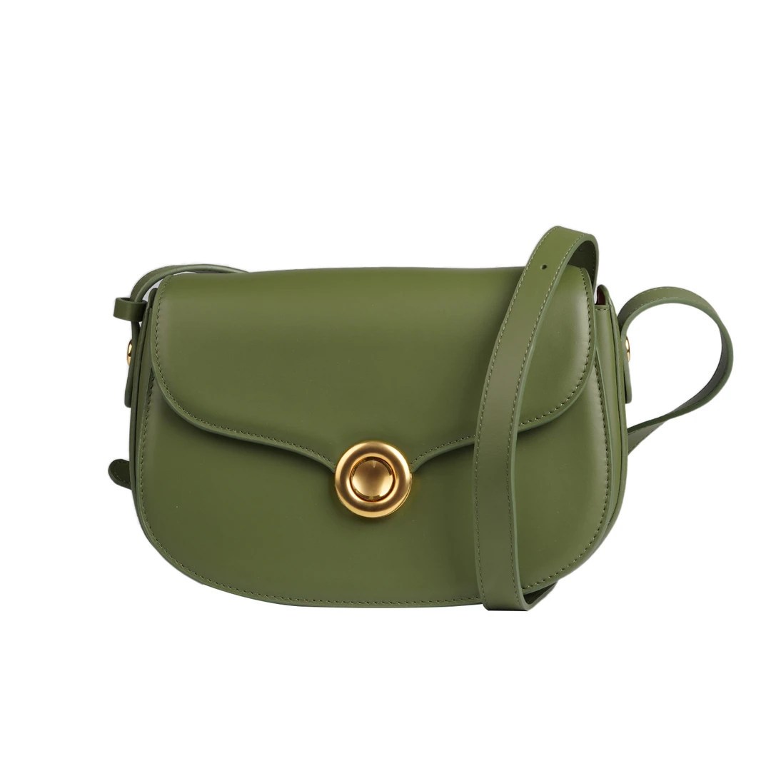 【18马鞍包-牛皮】经典复古女士真皮单肩包斜跨包