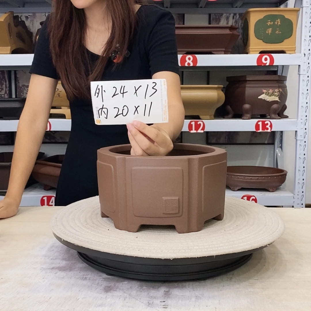 段泥花盆紫砂花盆