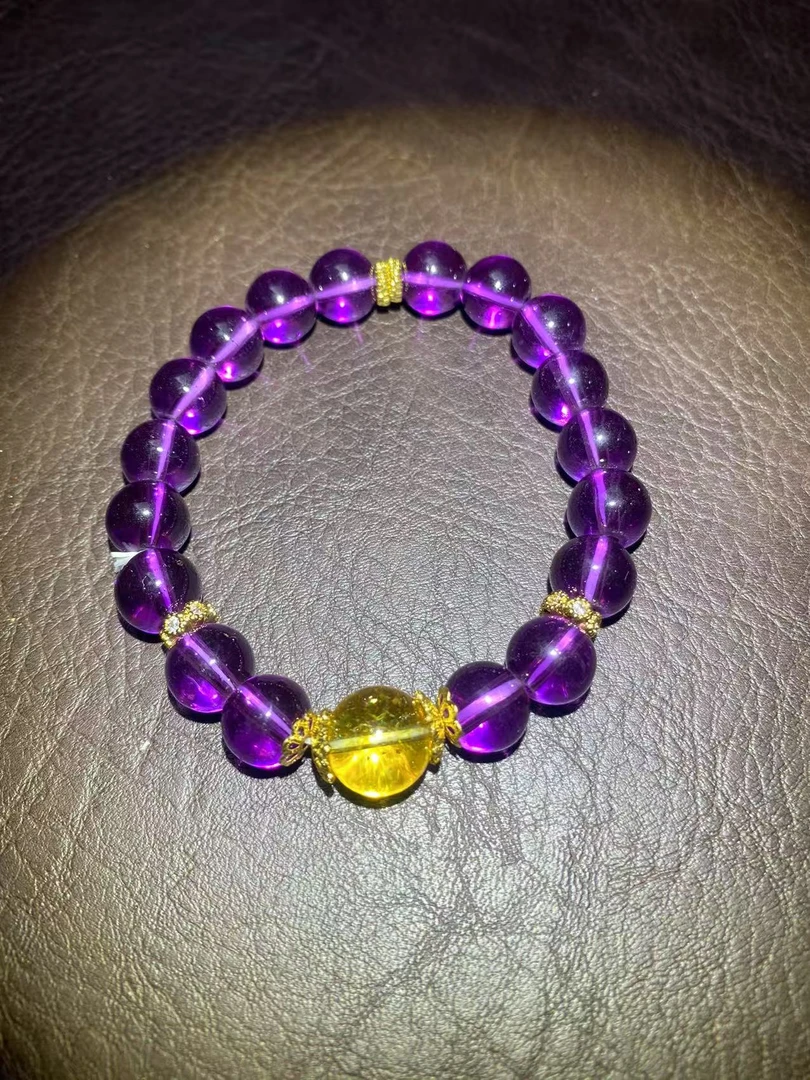 529紫水晶精品手串yw529（无礼盒）