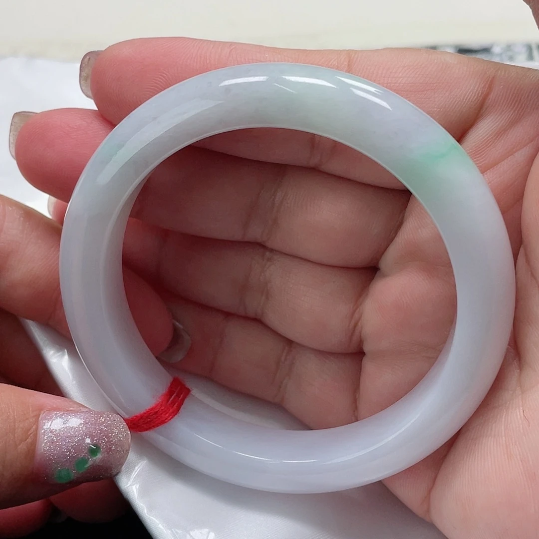 未镶嵌手镯翡翠缅甸翡翠手镯57圈