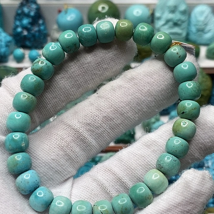 绿松石未镶嵌天然原矿 地大质检