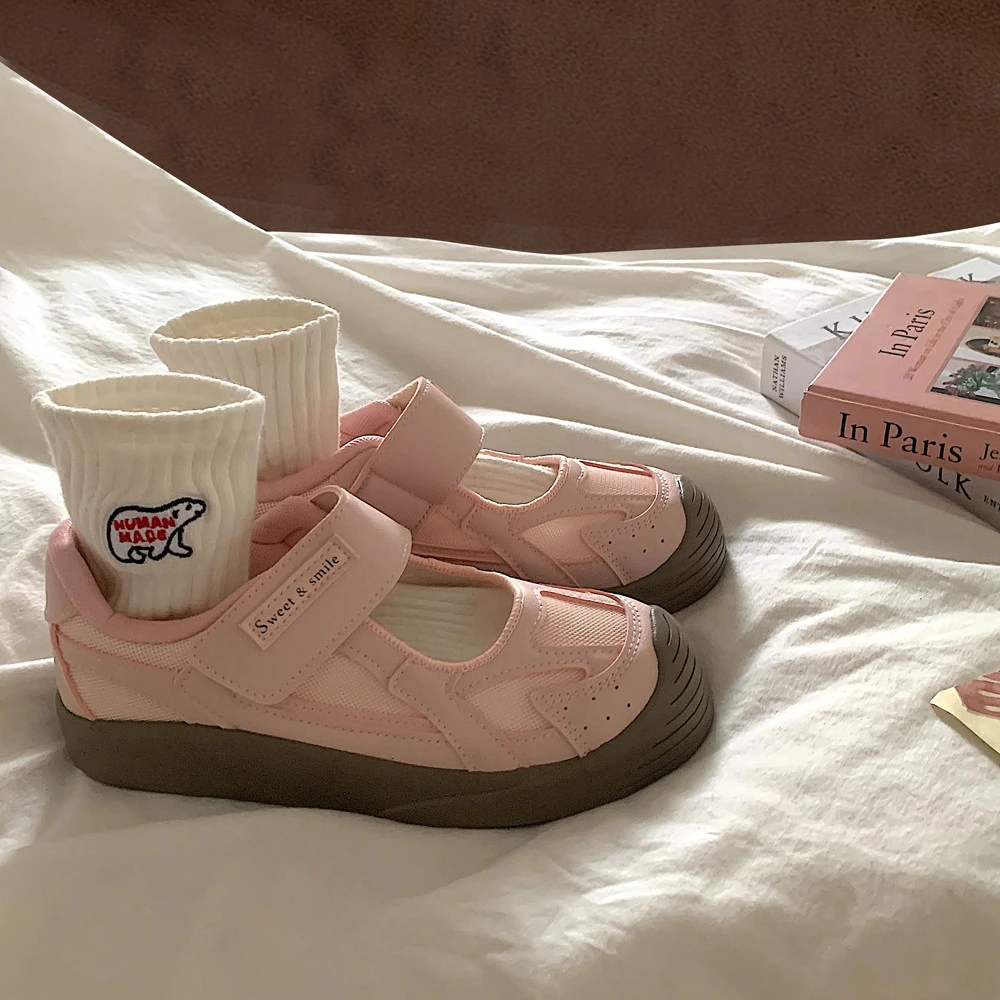 【香港DcSU&Shoes官方正品】金屿鹿小众不撞款丑萌魔术贴板鞋ins