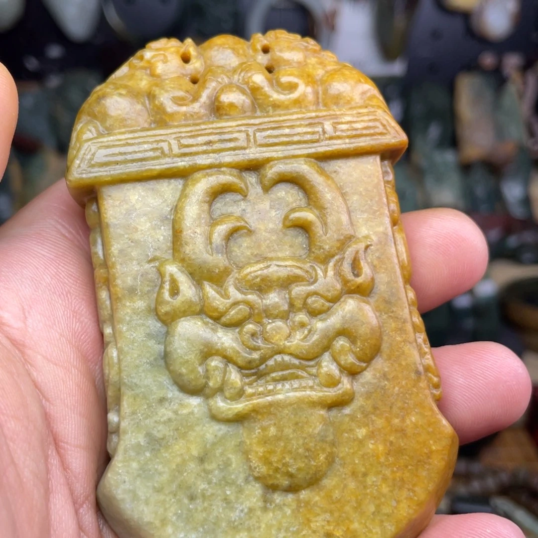 岫岩河磨玉（透闪石质玉）未镶嵌颈饰