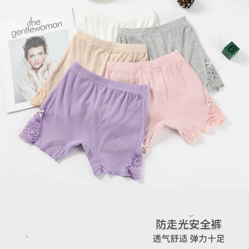 000哈哈家女童夏季高品质安全裤一裤两穿免穿内裤