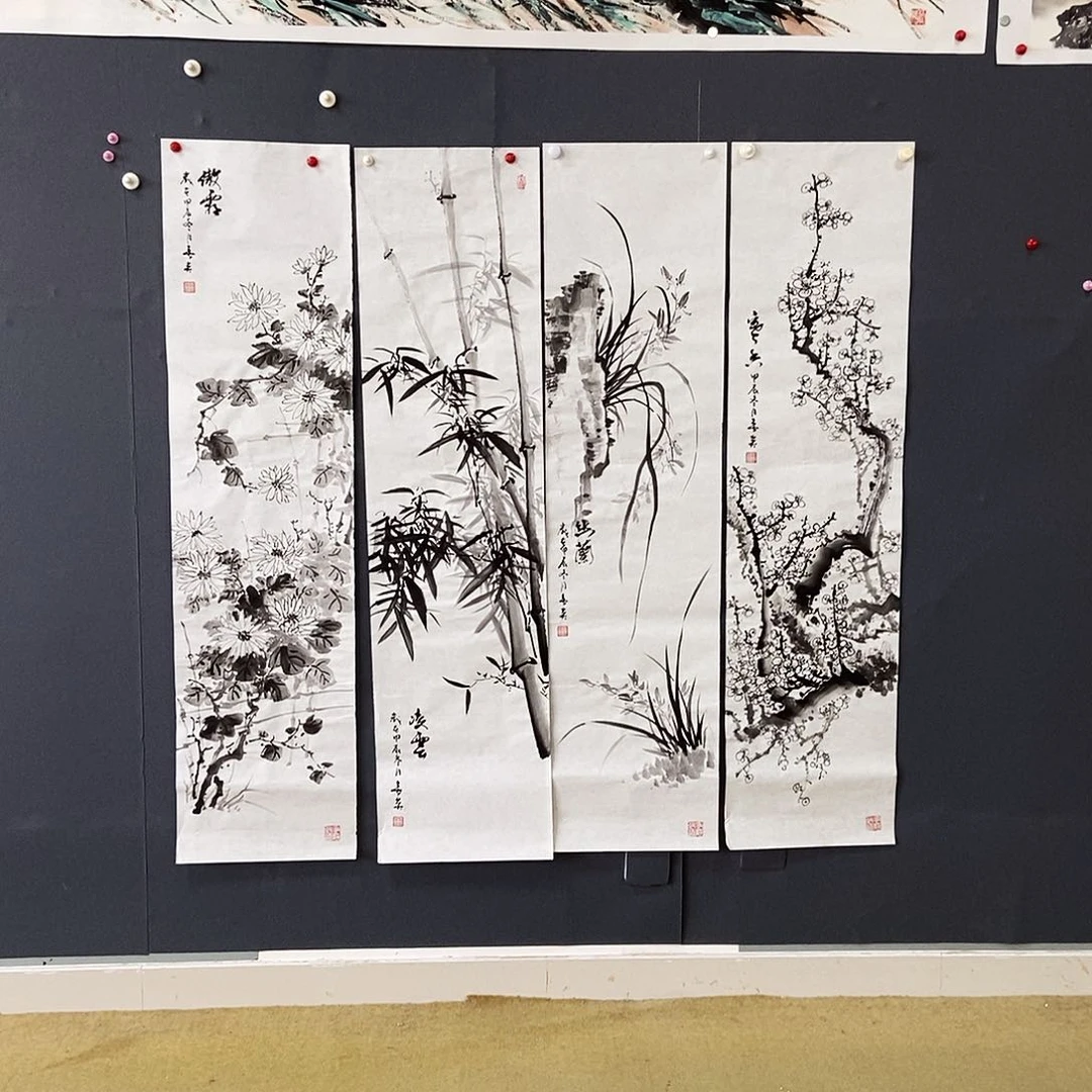国画南*34/100赵春英手绘画心