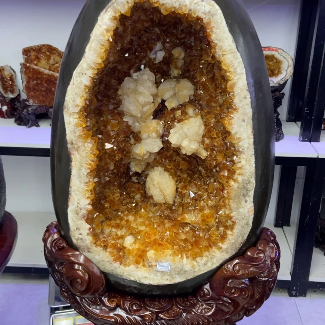 未镶嵌黄晶大型摆件（非配饰）琪