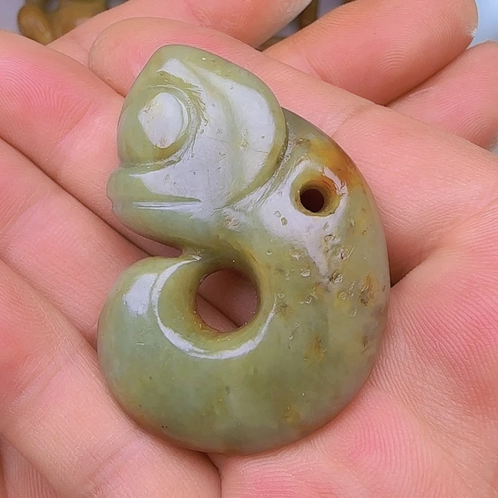 和田玉吊坠(不含链)未镶嵌