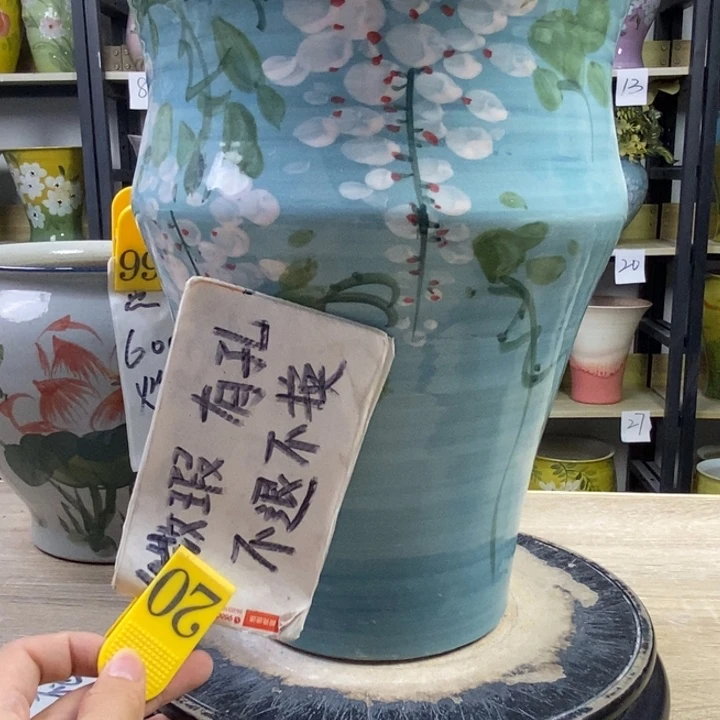 景德镇高温陶瓷花盆