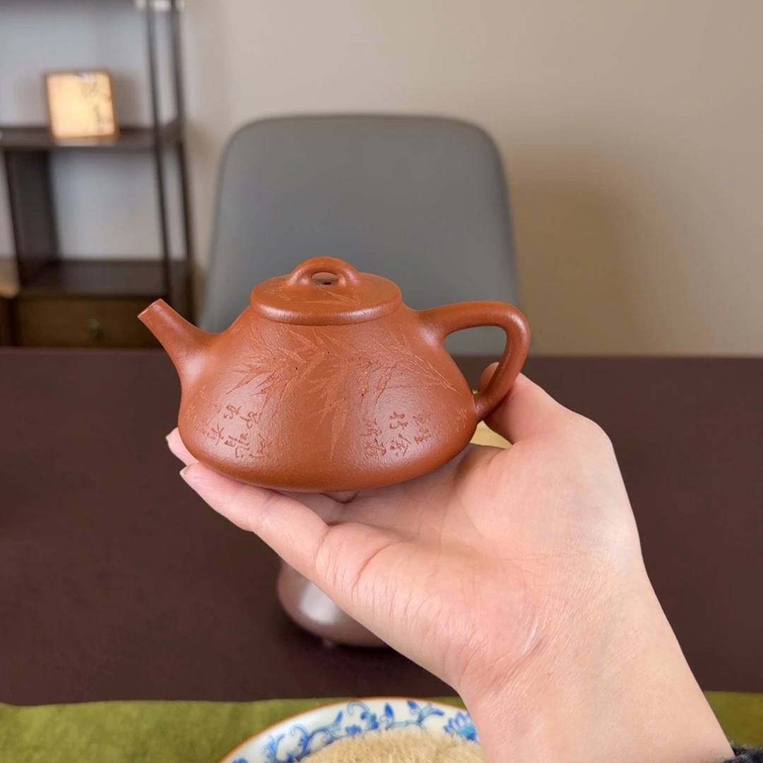 紫砂茶壶降坡泥子冶石瓢