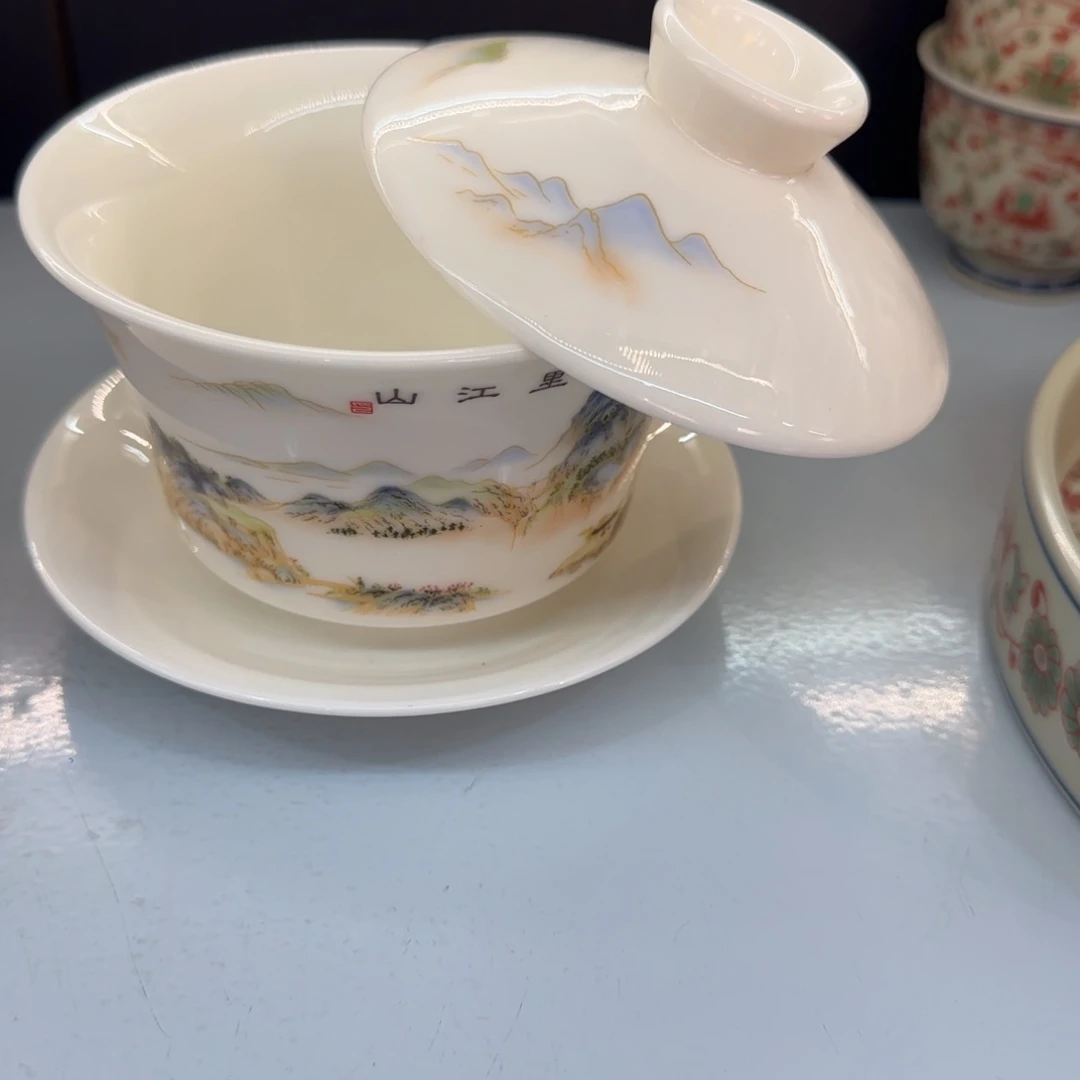 这些盖碗真好看！！！