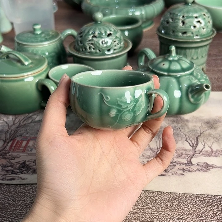 小米茶器龙泉青瓷