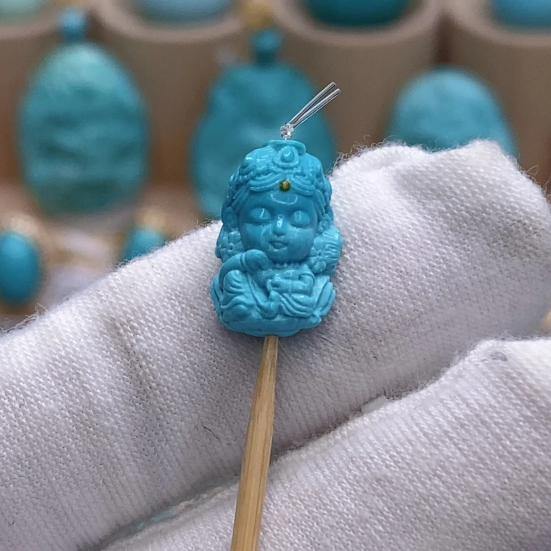 时***言绿松石未镶嵌珠宝奇石