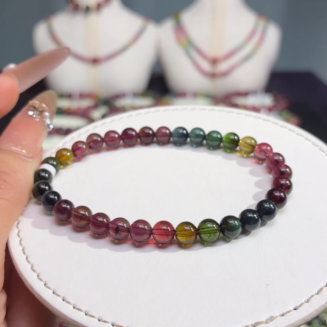 未镶嵌碧玺手链36