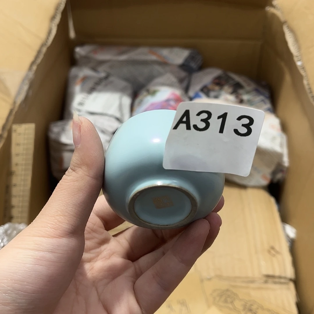 瓷片茶摆件工艺品摆件666