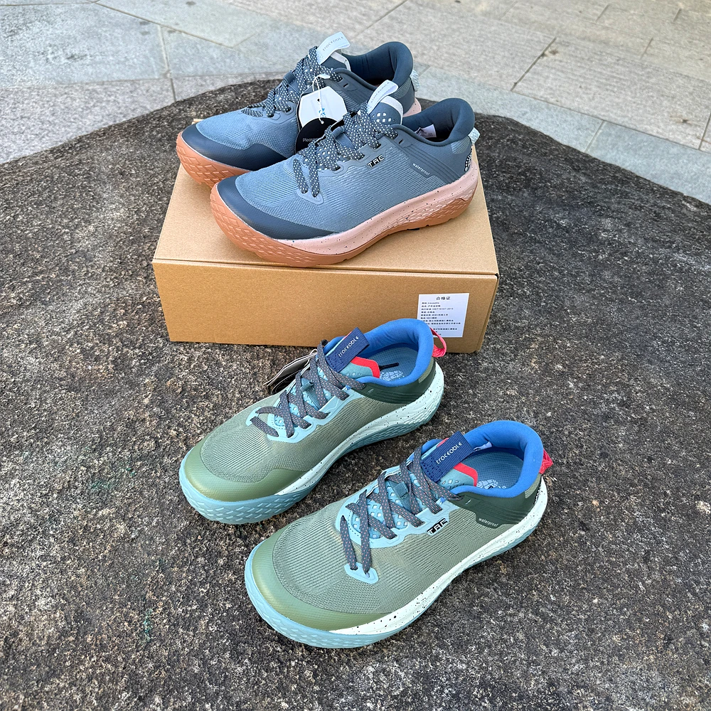 traceable宽楦复古越野跑鞋男女防水防滑耐磨低帮户外登山徒步鞋