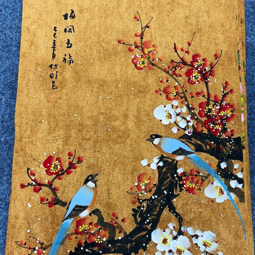 国画纯手绘作品欣赏图