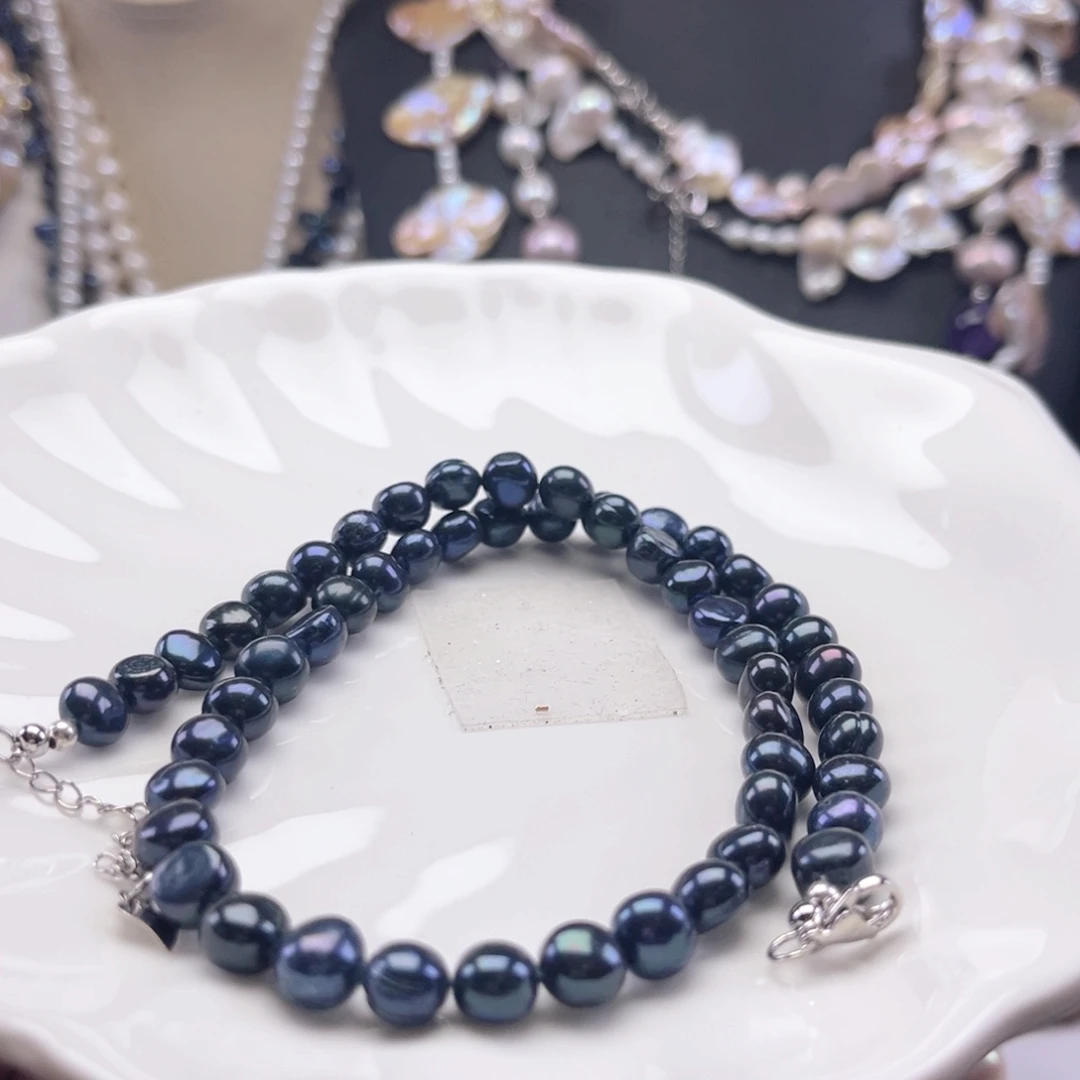 项链淡水珍珠未镶嵌【纯恬】