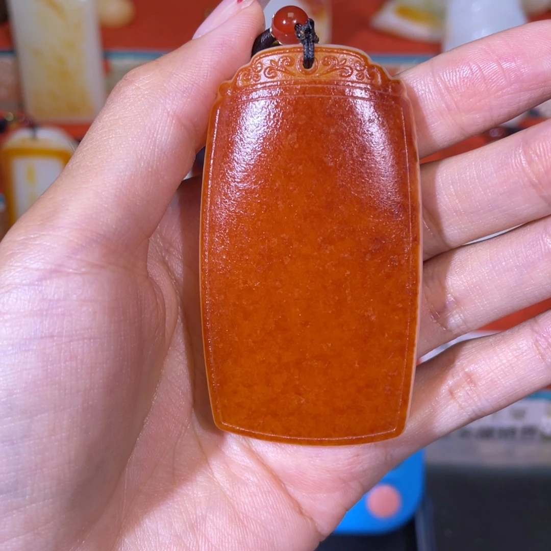 元***贞和田玉未镶嵌挂件