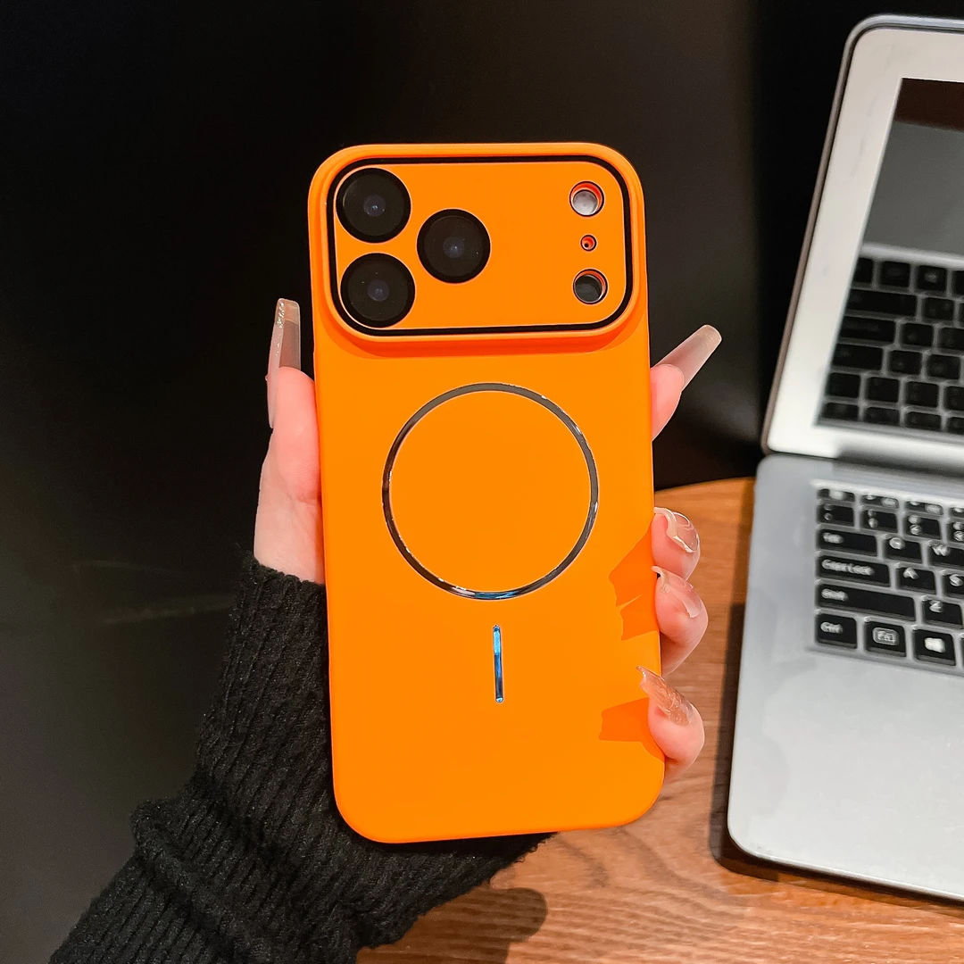 秒变17适用苹果17proMax手机壳细圈磁吸iPhone16情侣高15防摔套14