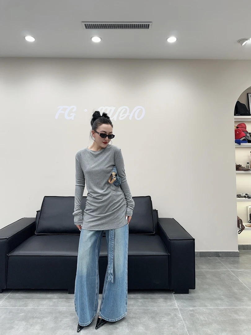 FG·STUDIO 中长款镂空上衣