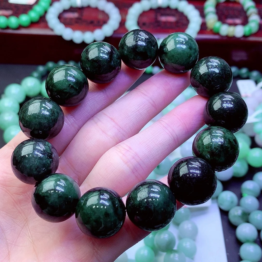 翡翠未镶嵌毛衣链