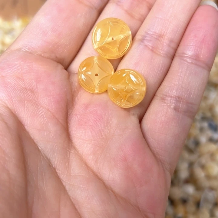 裸石蜜蜡未镶嵌背云随机发货一个