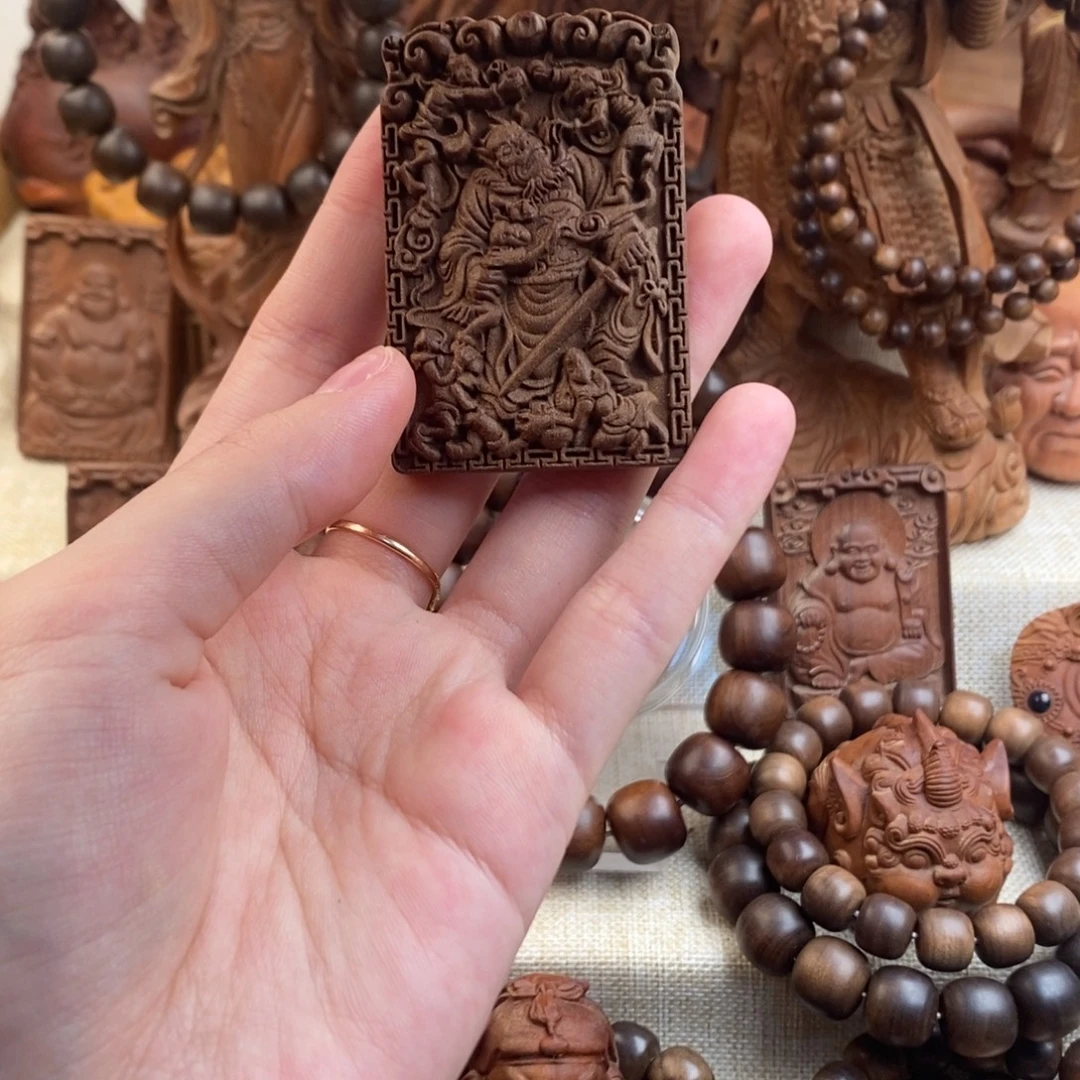 檀香木手串/手链印度正区迈索尔老山檀 佛牌奶香黑