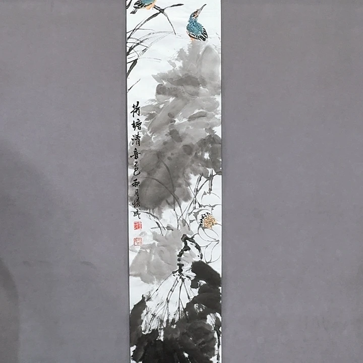 国画亲笔手绘放心去藏