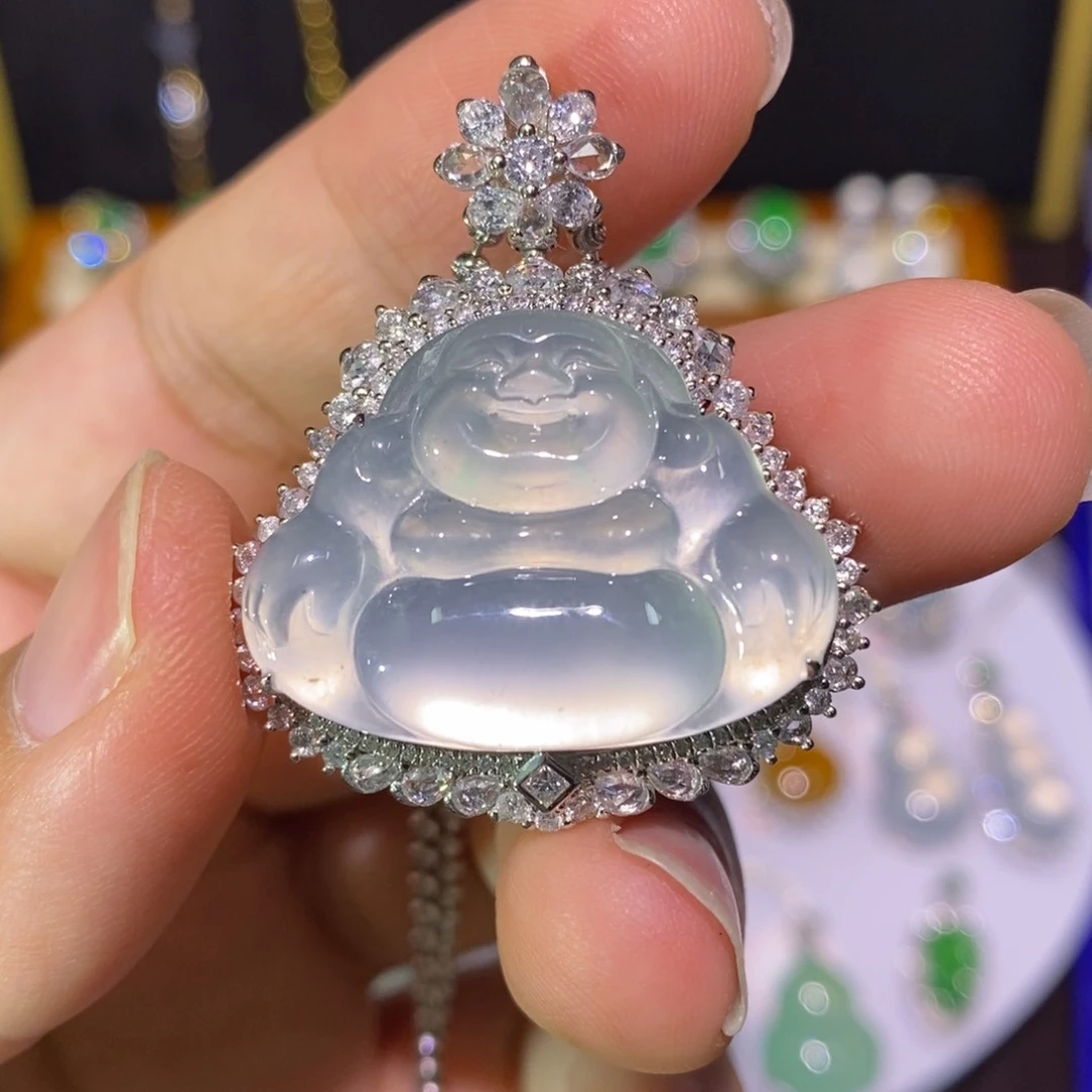 【闪购商品】套链18K金镶嵌翡翠