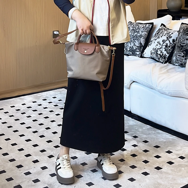 【2025新款】春夏有弹液态空气棉全松紧腰后开叉半身裙200斤25750