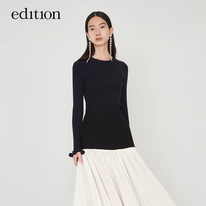【赵老板专属】edition彝族灵感系列绒球毛衣针织衫#EBB4SWT007