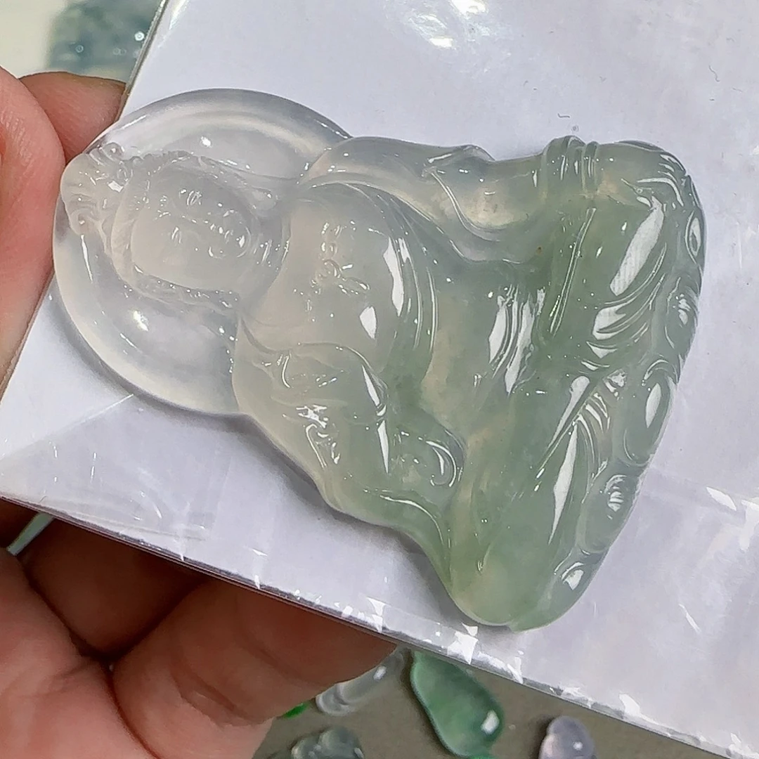 翡翠未镶嵌颈饰