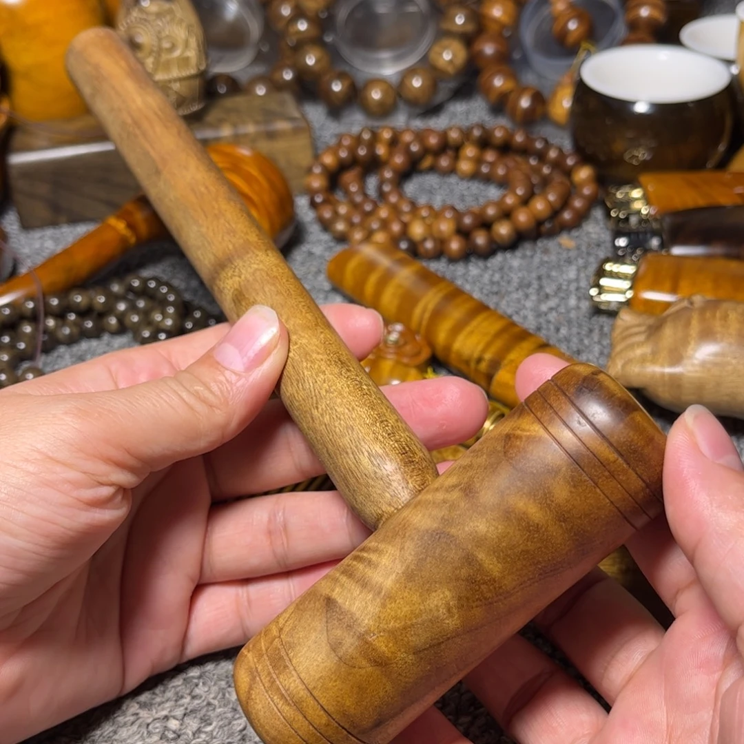 金丝楠老料按摩锤