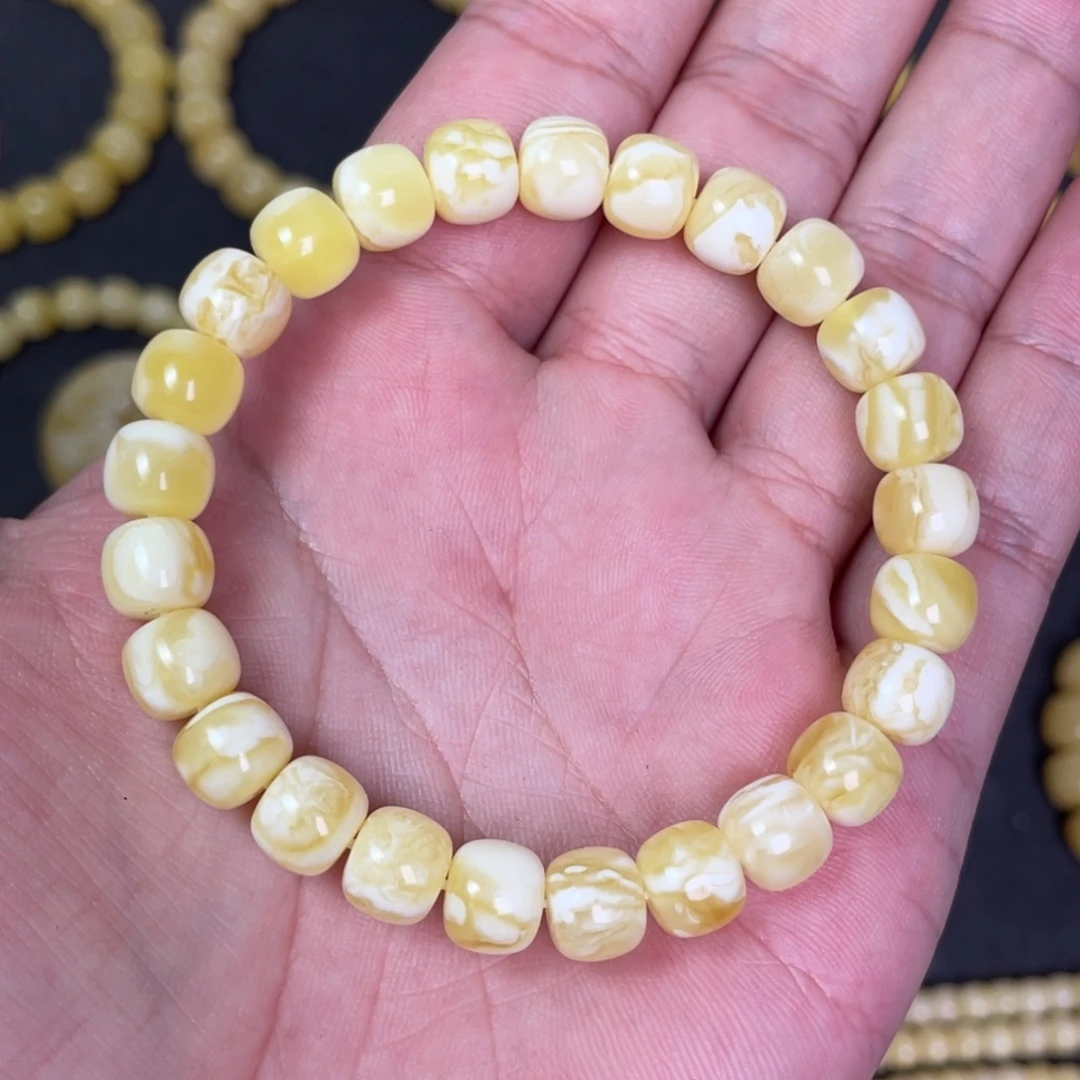裸石蜜蜡未镶嵌蜜蜡手串8.8mm
